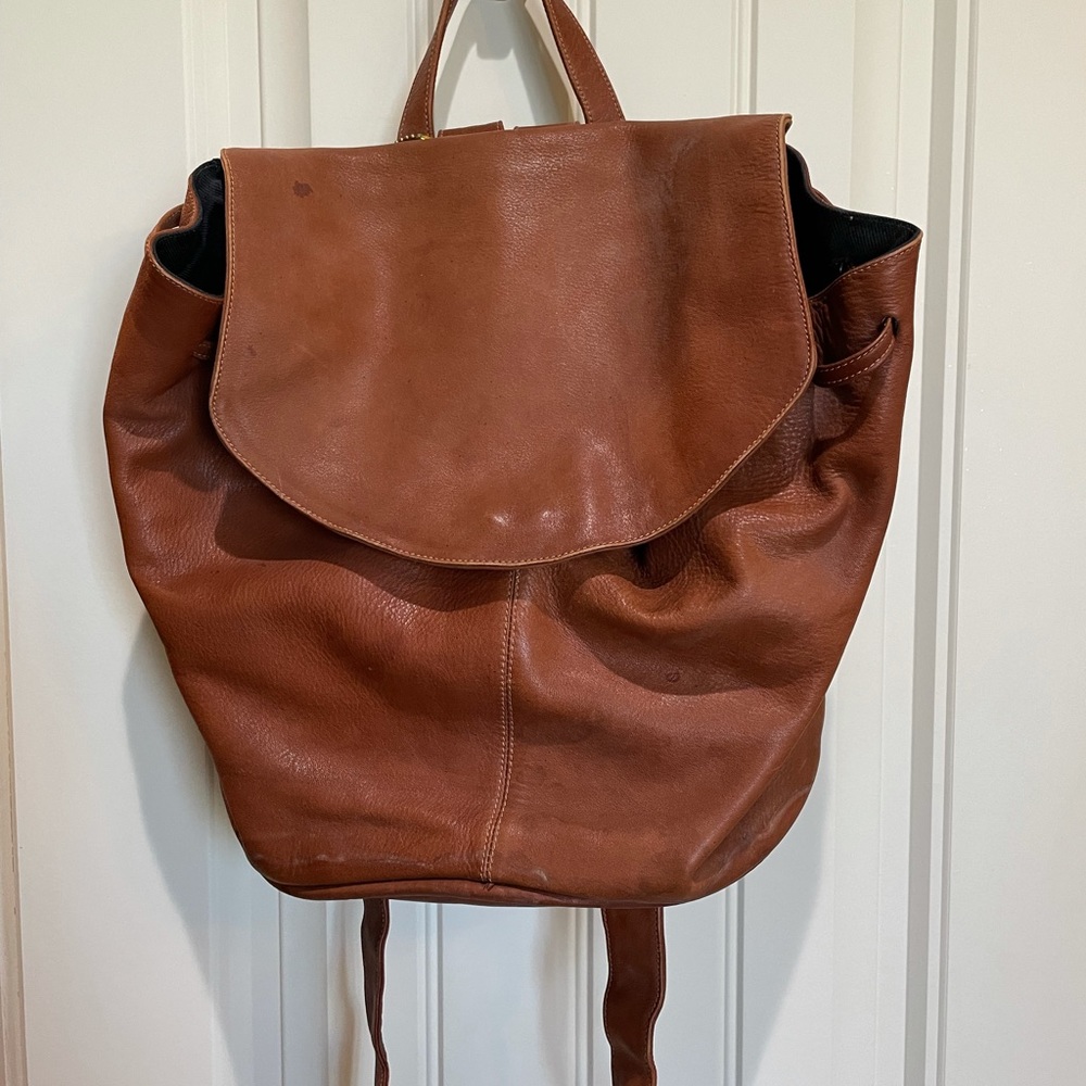 Genuine leather back purse